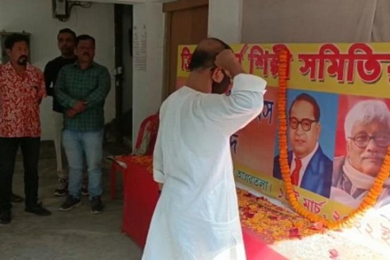 Tripura Leather Industries Union celebrated its 40th foundation day at Melamath Ambedkar Bhavan Tripura Leather Industries Union celebrated its 40th foundation day at Melamath Ambedkar Bhavan
